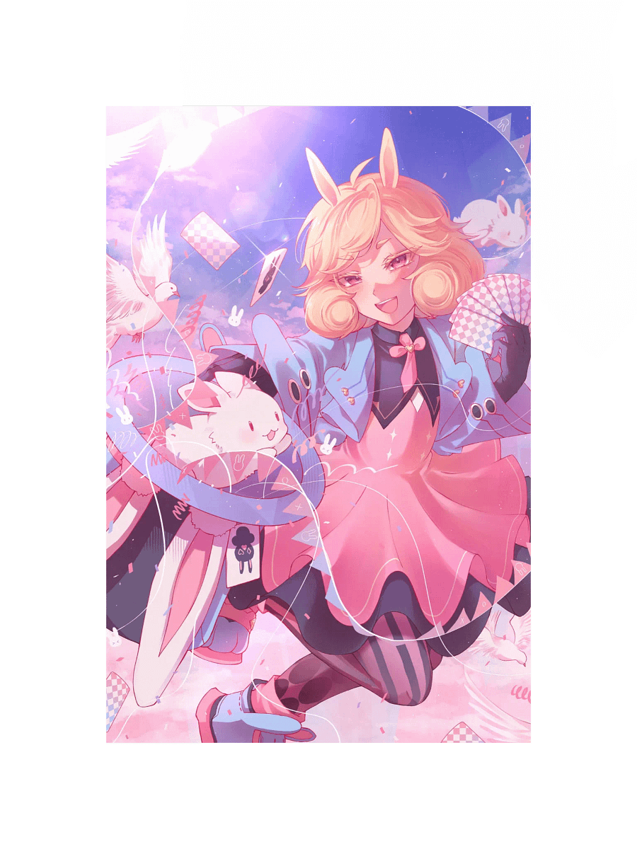 (12" x 18") Rabbit Finii Print product image (4)