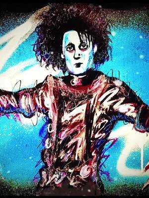 #edwardscissorhands #timburton #weirdness #LemonsArtCo #TimBurtonArt 