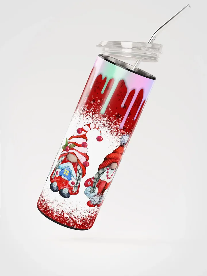 Embrace the holiday cheer with our Stainless Steel Christmas Tumbler! 🎄🎁 product image (2)