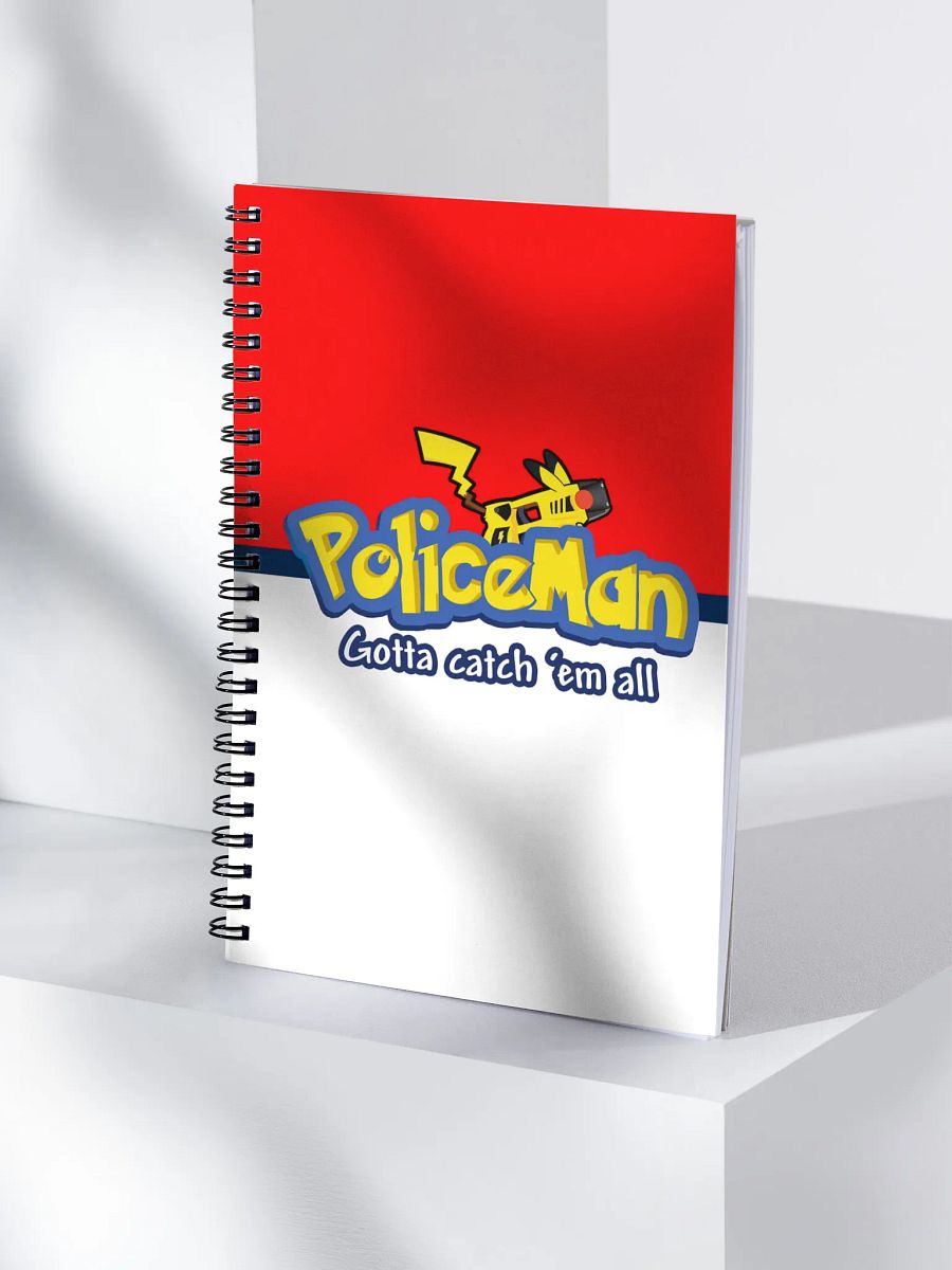 Policeman Spiral Notebook product image (4)