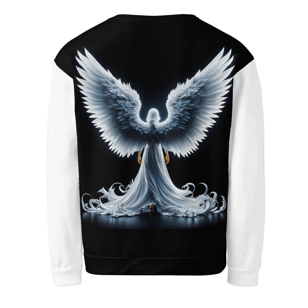 A White Angel and Cross - Unisex Sweatshirt #1 product image (3)