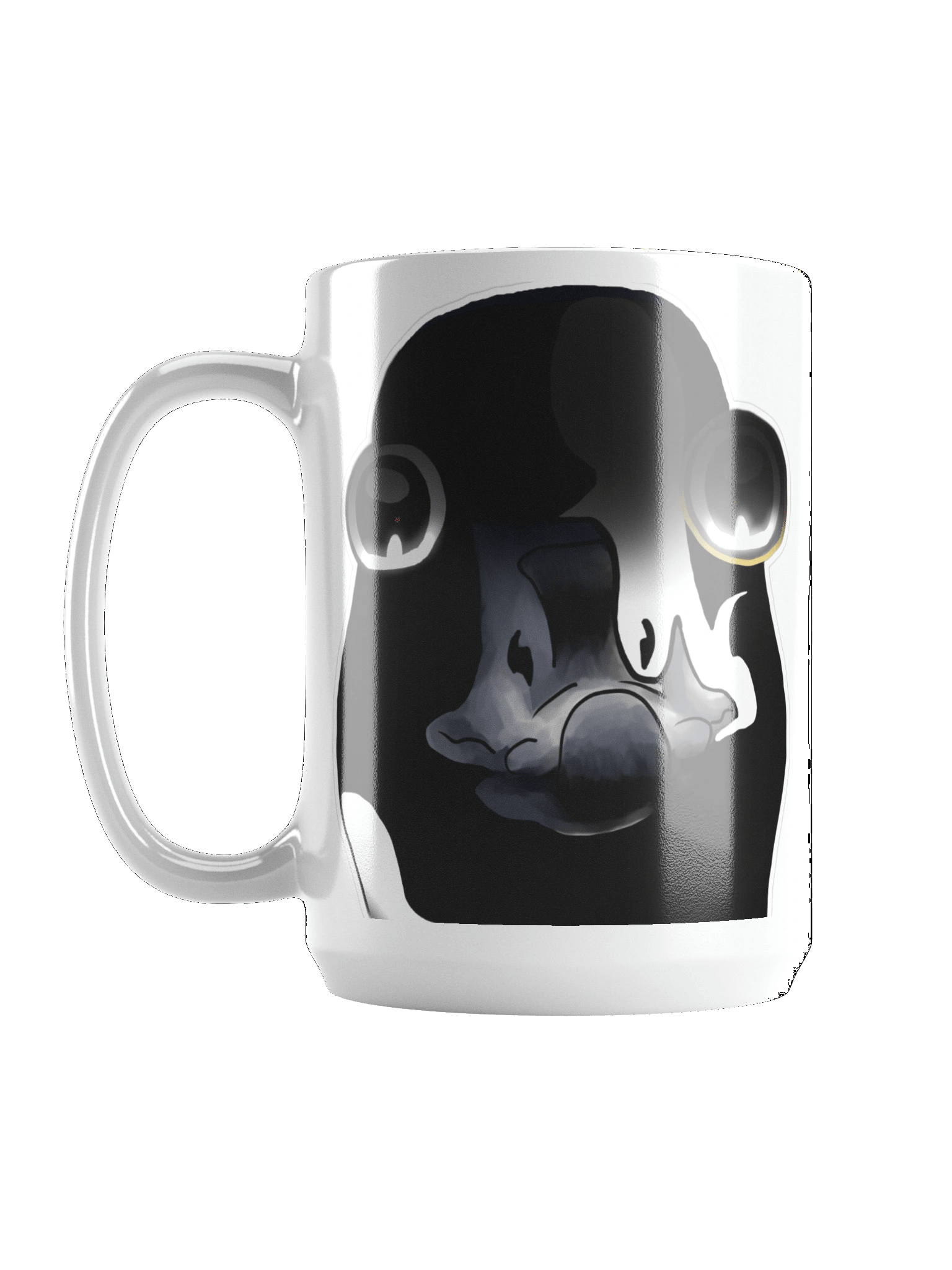 Doom Pengu Stare Mug product image (1)