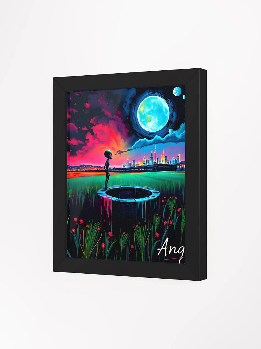 Vibrant Ayous Wood Framed Matte Art Print product image (18)
