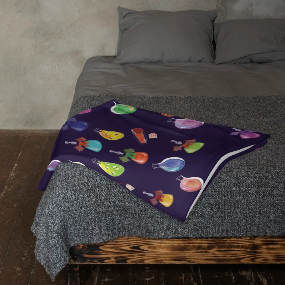 Potion Print Throw Blanket product image (23)