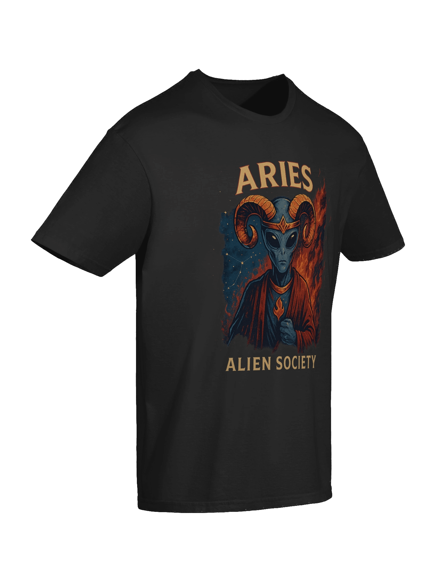 Cosmic Aries Robed Alien T-Shirt product image (46)