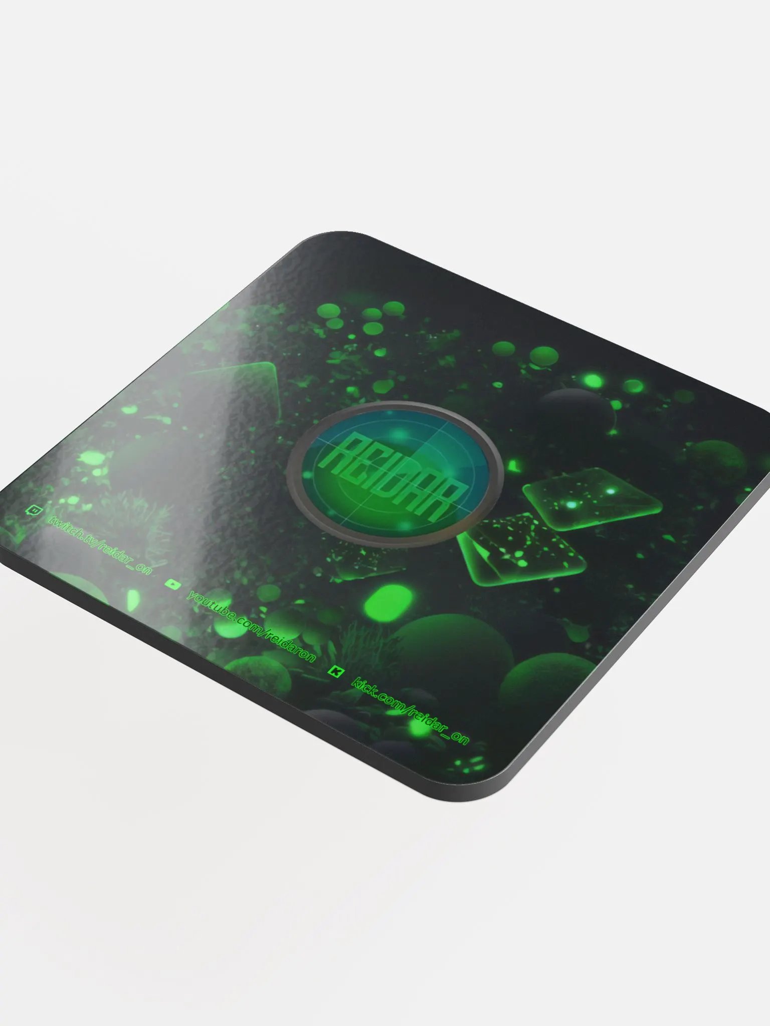 Black and Green Coaster with Logo product image (4)
