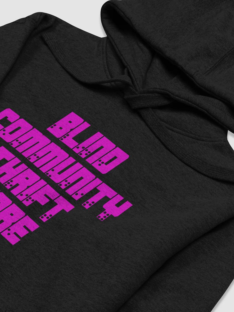 Blind Community Thrift Store Hoodie with Pink New Brialle Logo product image (32)