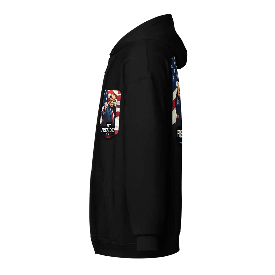 Zip Hoodie: Trump, My President, with Eagle product image (14)