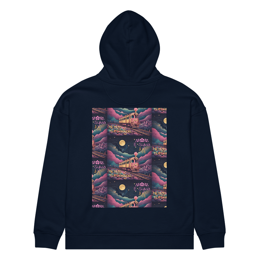 Metros y Murciélagos Unisex Organic Relaxed Hoodie product image (3)