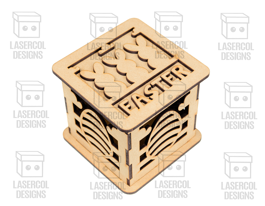 Easter Boxes Set (2 Sizes, 5 Styles) - Laser Cut Files product image (4)