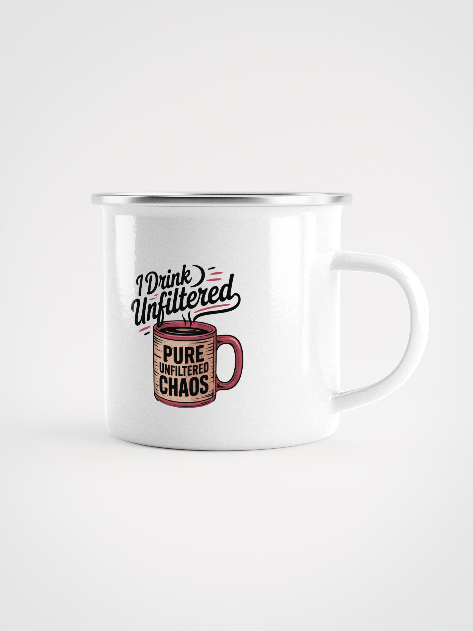 Unfiltered Coffee - Enamel Mug (Member Gear) product image (1)