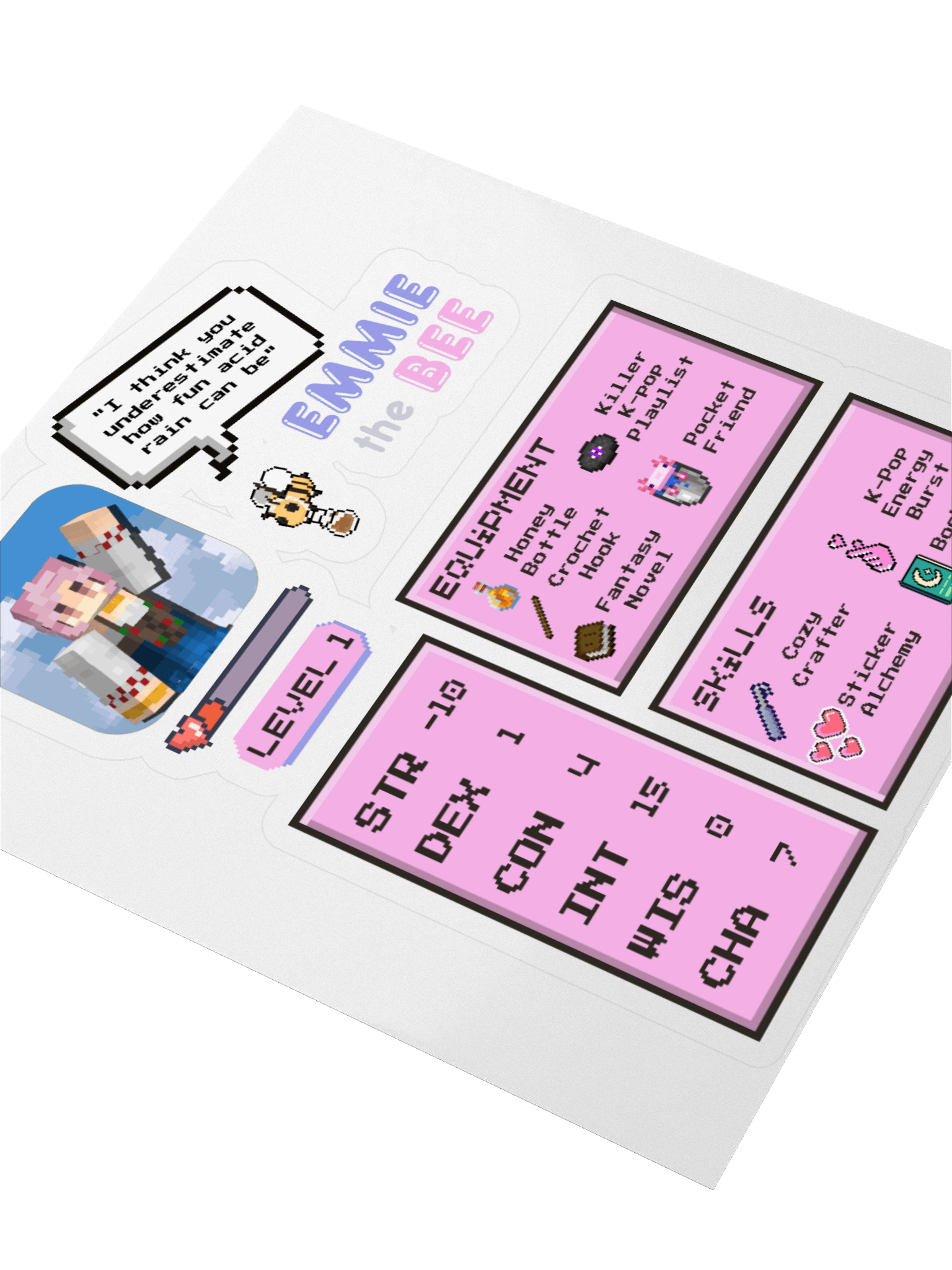 Emmie the Bee Profile Sticker product image (3)