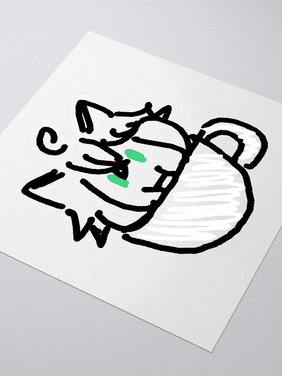 Dai cat mug sticker product image (3)