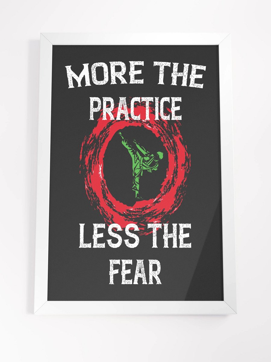 Fitness/Martial Arts Framed Poster - More the Practice product image (4)