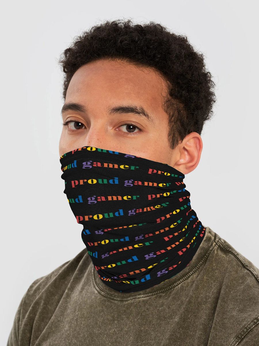Proud Gamer All-Over Print Neck Gaiter product image (2)