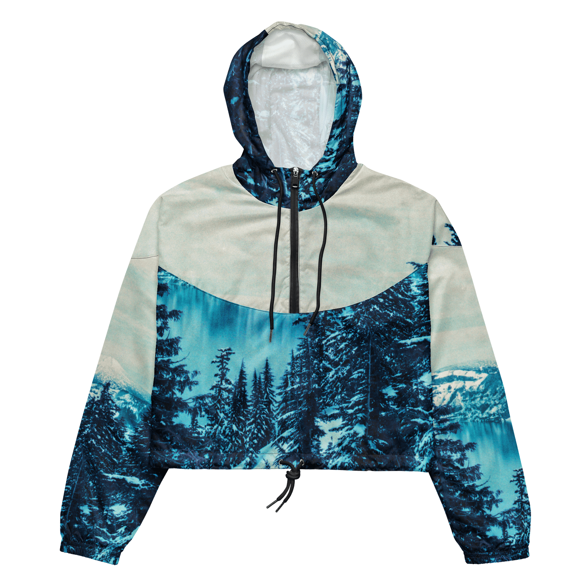 Crater Lake Lomopurple Crop Top Windbreaker product image (2)