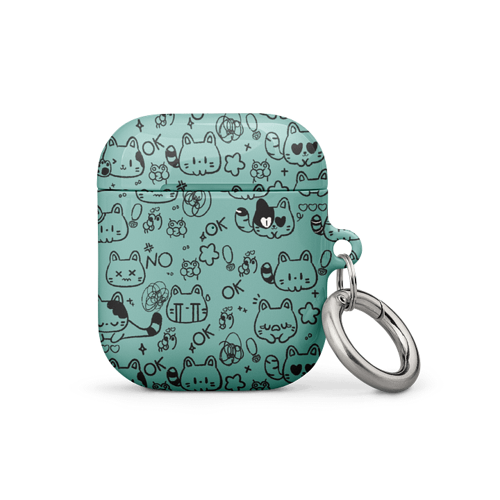 Cute Cat Doodles AirPods® Case product image (1)