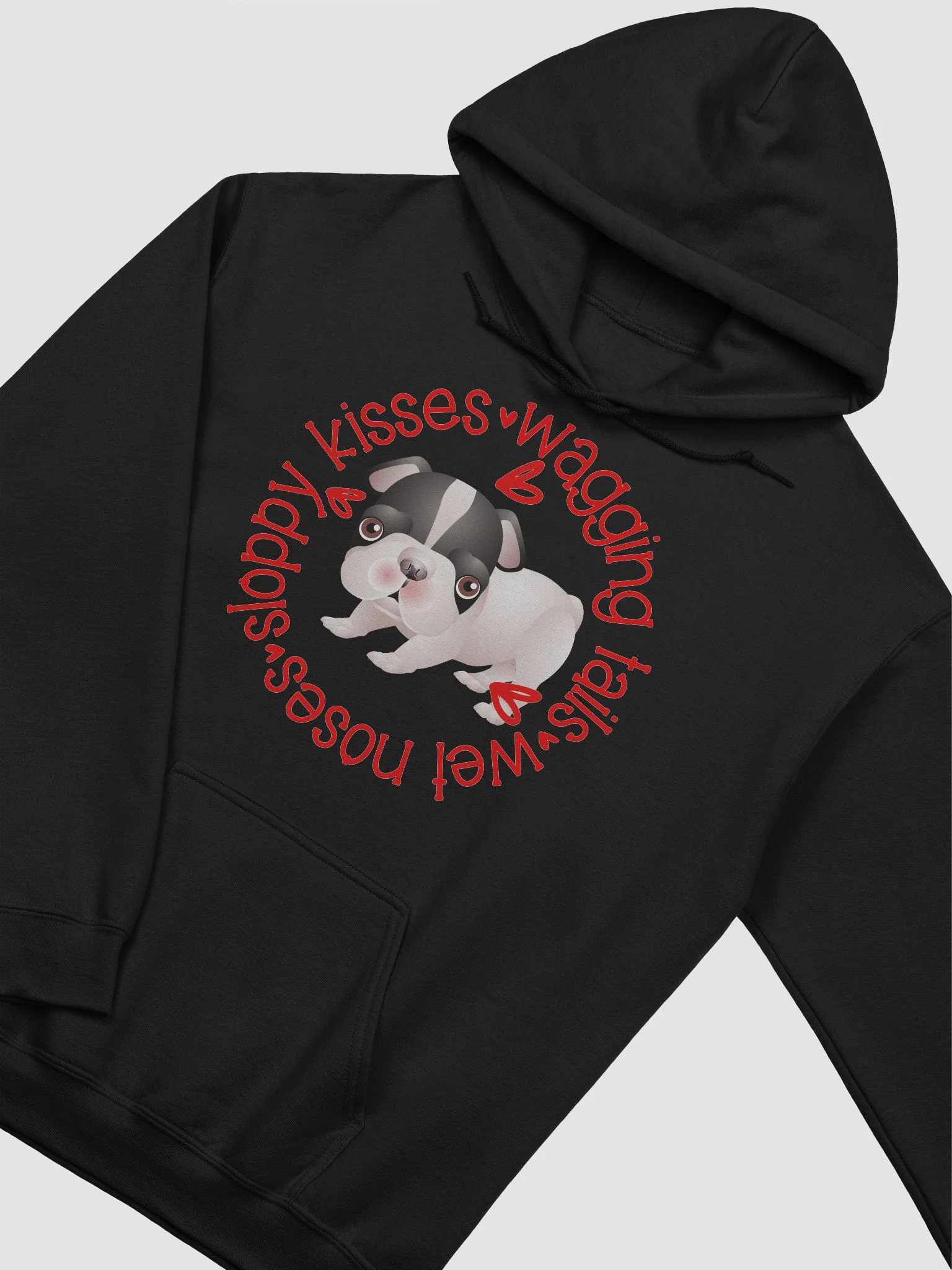 Sloppy Kisses Boston Terrier Hoodie product image (20)