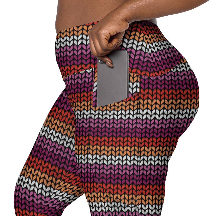 Lesbian Fnit Leggings with Pockets product image (8)