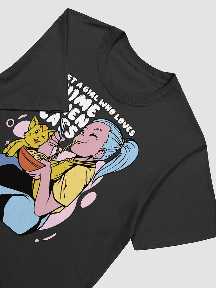 Anime Ramen & Cats Graphic Tee product image (2)