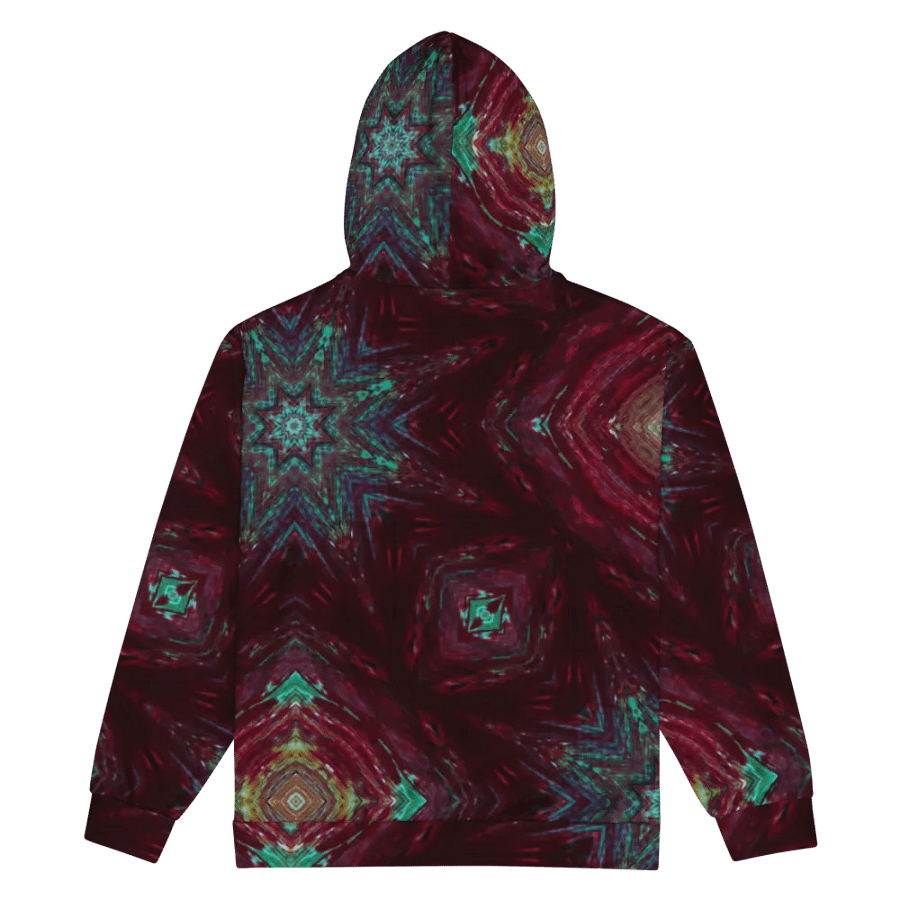 Abstract Star Geometric Pattern Unisex Hoodie product image (4)