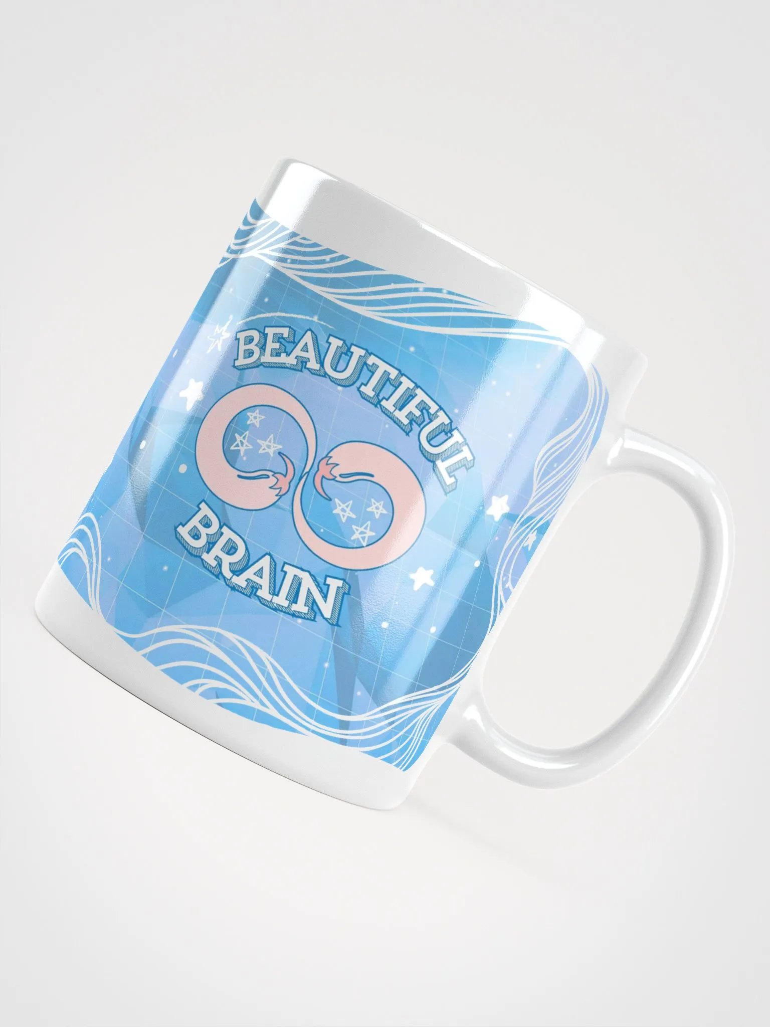 Beautiful Brain -Mug (Blue) product image (4)
