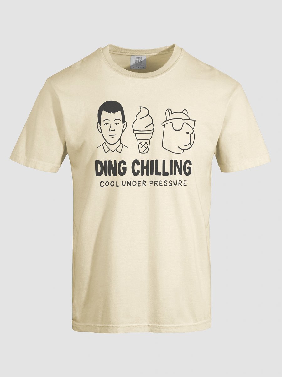 Ding Chilling – Cool Under Pressure | Funny Chess Meme Design | T-Shirt Light product image (7)