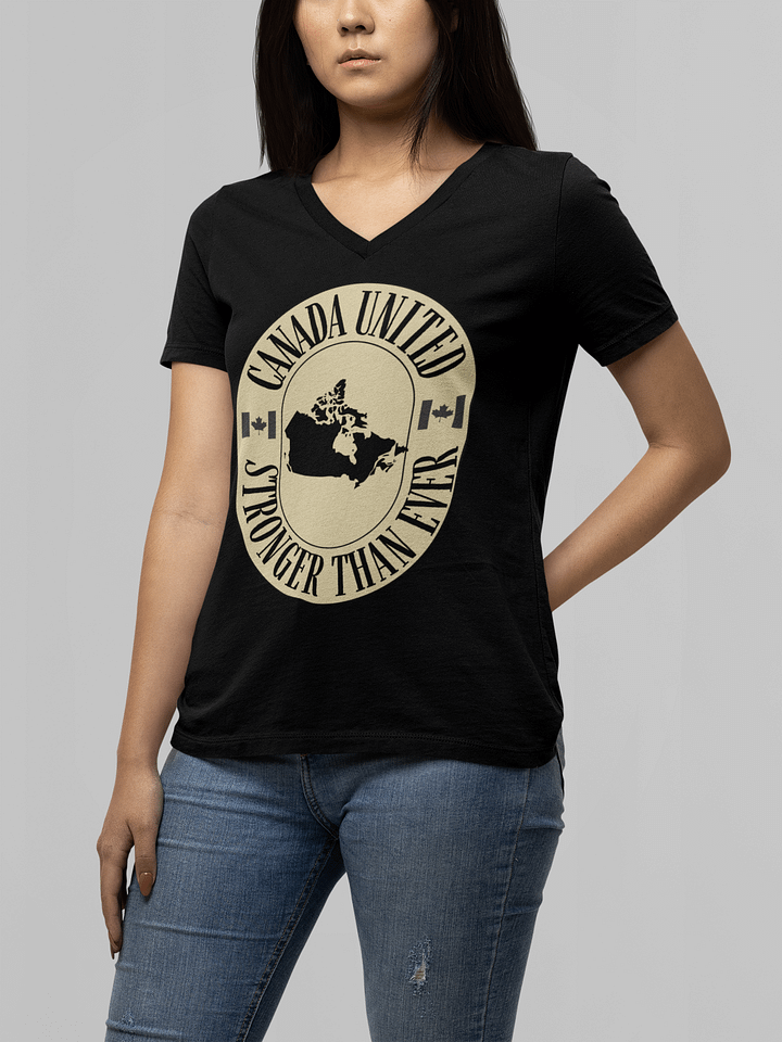 Canada United Emblem V-Neck Tee product image (13)