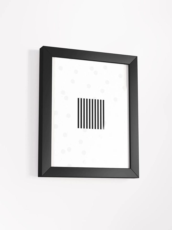 Black Lines Framed Matte Poster product image (41)