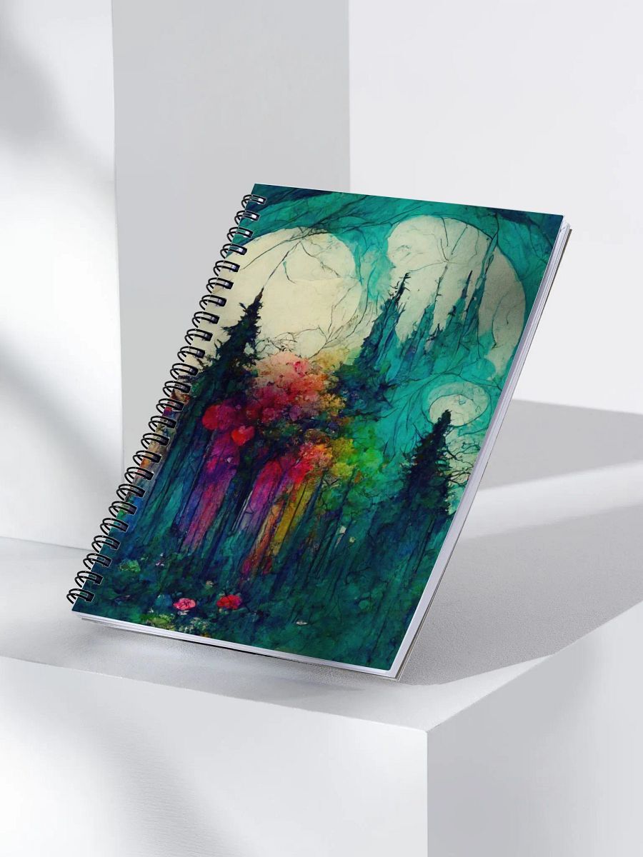 Moonlit Castle Dreams Spiral Notebook product image (3)