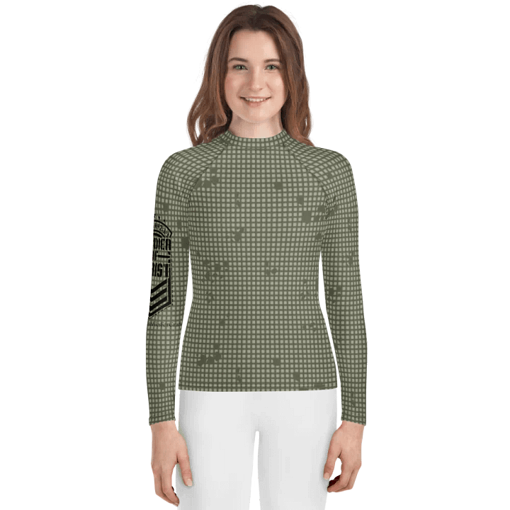 Faithful Camo: Youth Rash Guard - Desert Night Camo product image (1)