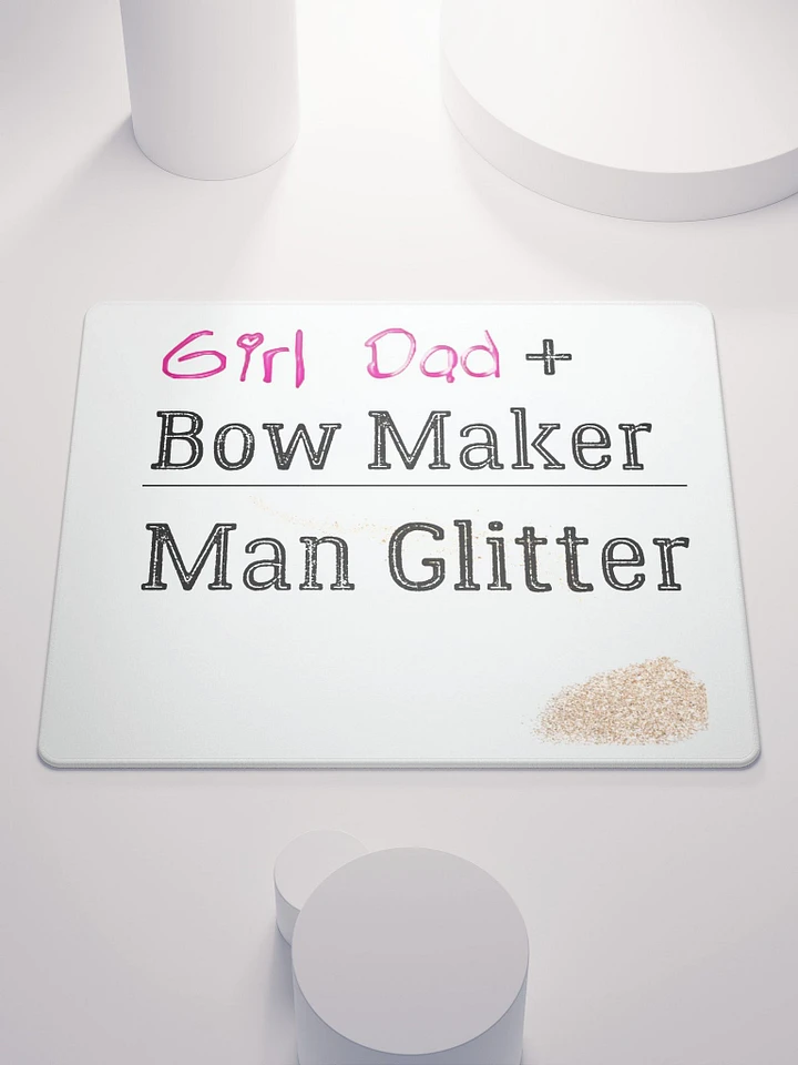 Man Glitter 1 Mouse Pad product image (1)