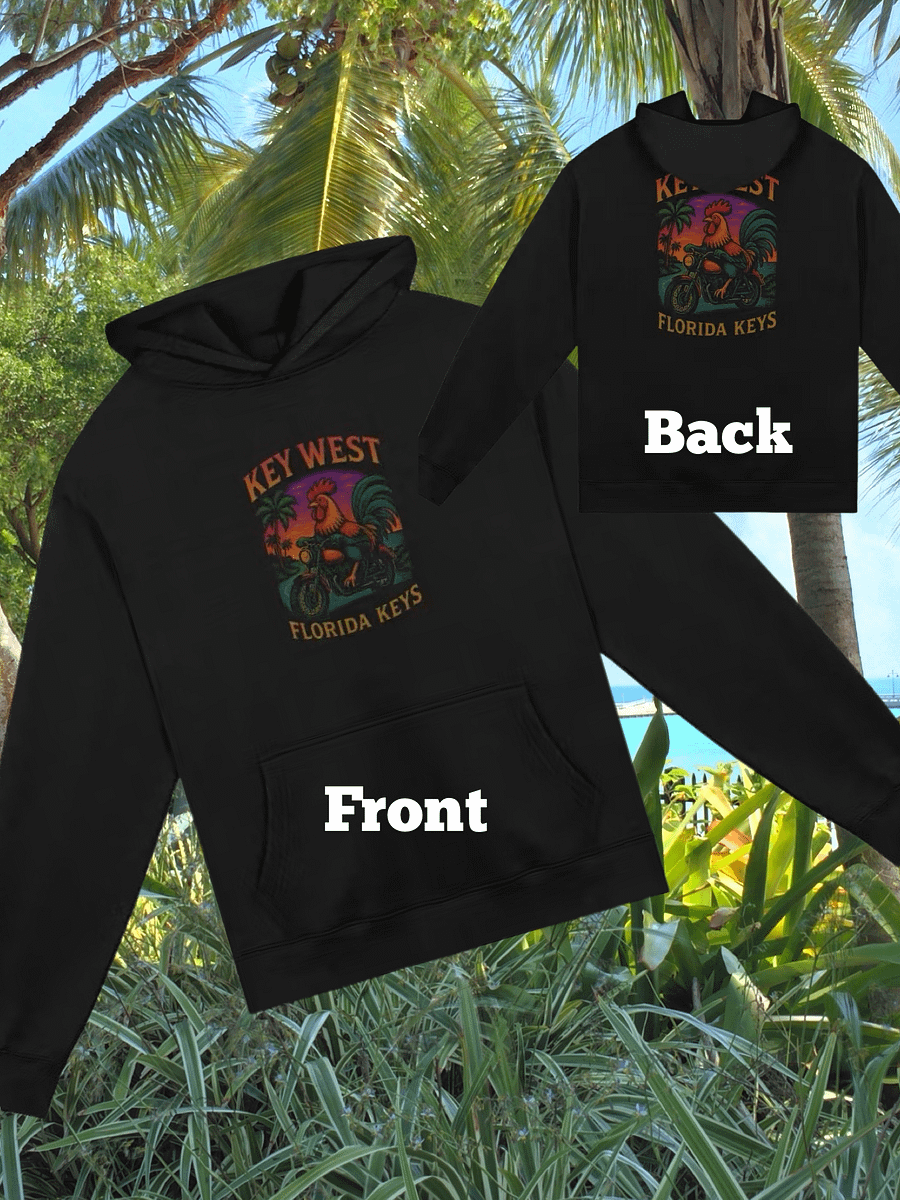 Luxe Key West Rooster Rider Paradise Hoodie product image (1)