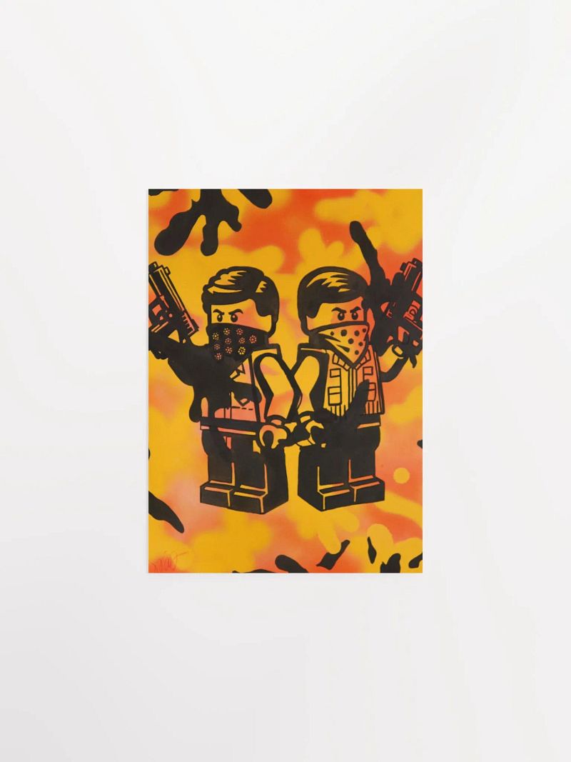 Rebel Minifigures Matte Poster