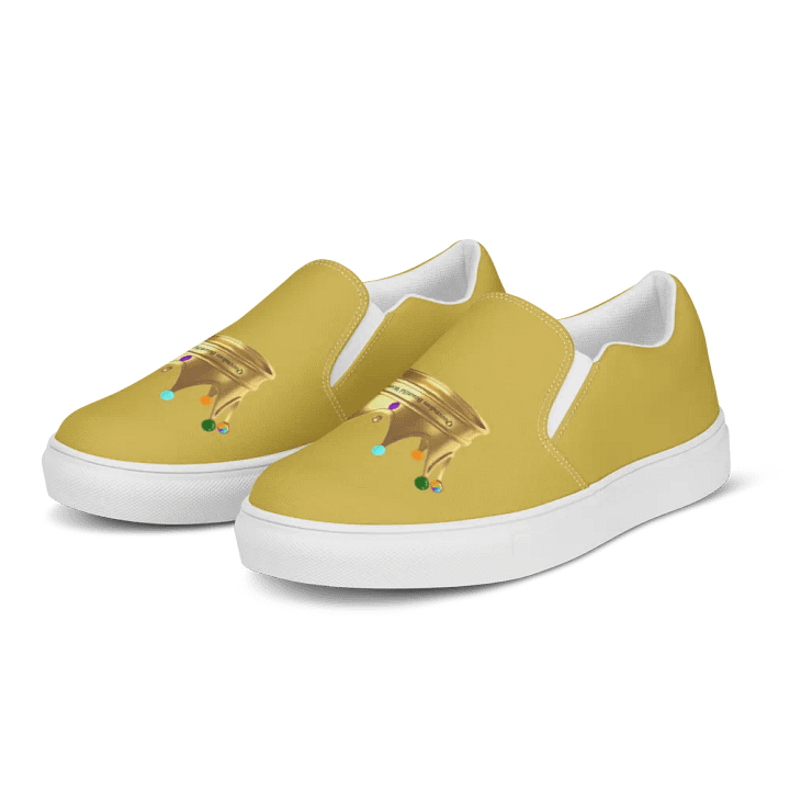 Queendom Beautiful Women Crown Canvas Shoes /GoldTM) product image (2)