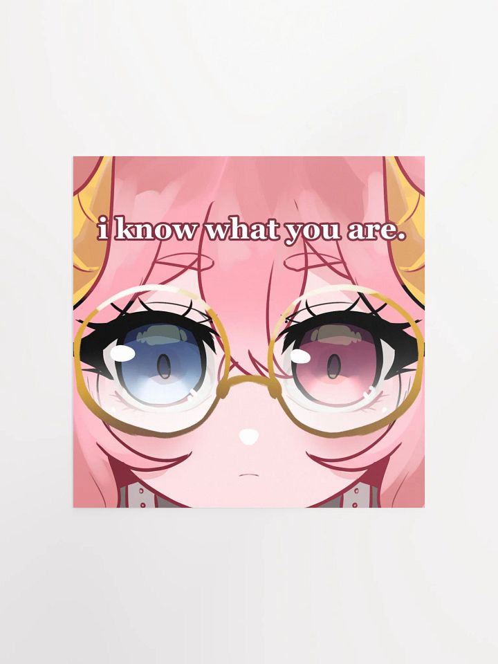 i know what you are poster product image (1)