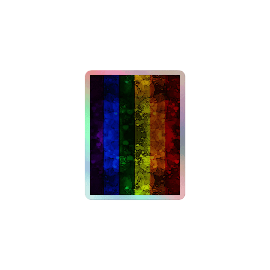 Pride Flag Sticker (Textured Variation) product image (1)