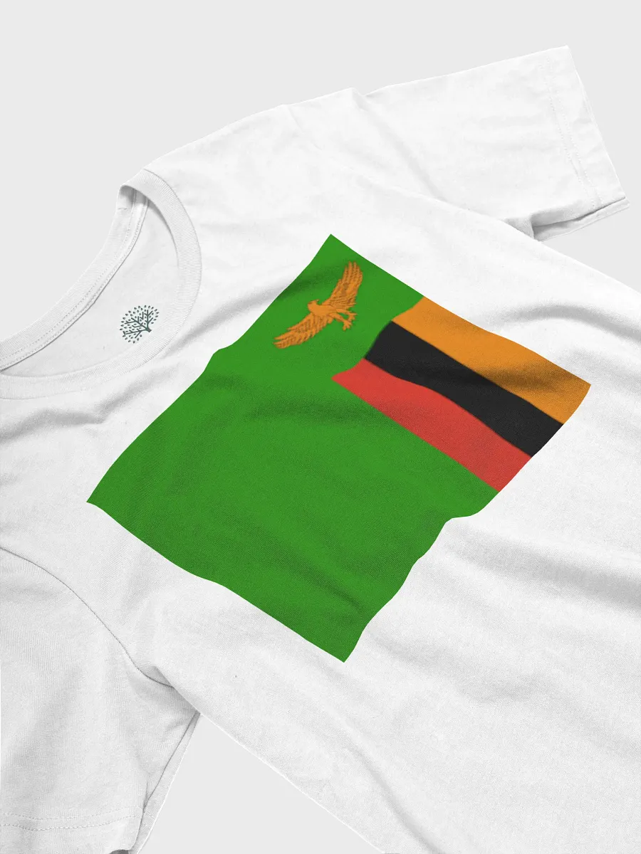 Exclusive Graphic Grove Supersoft Unisex Zambian Flag T-Shirt product image (95)