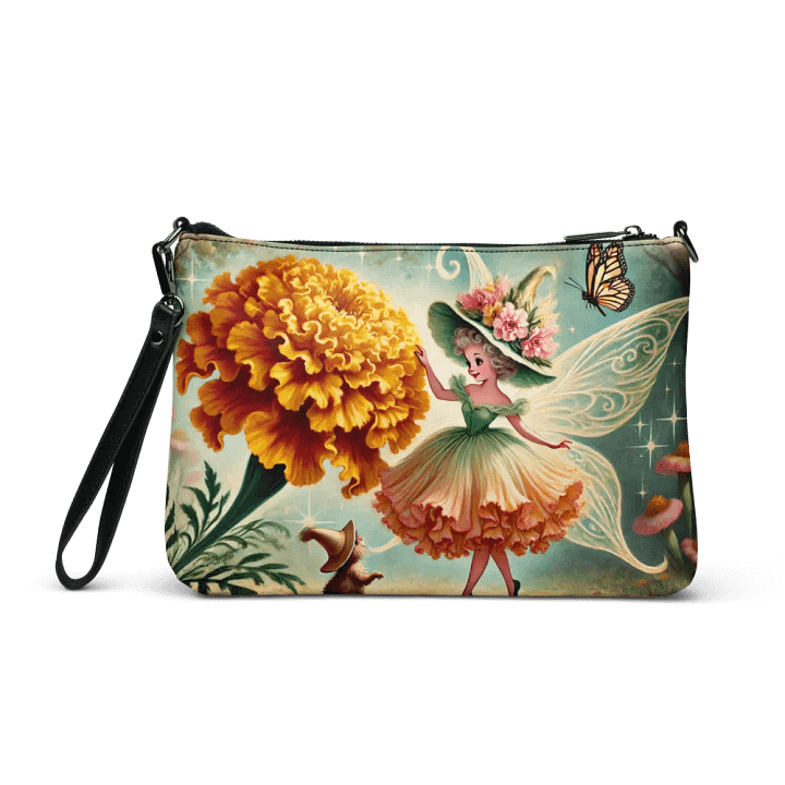 Marigold Fairy and Butterfly Crossbody Bag - Fairytale Purse product image (2)