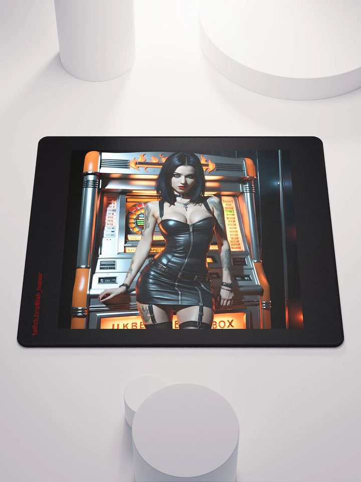 Jukebox Chick Gaming Mouse Pad product image (2)