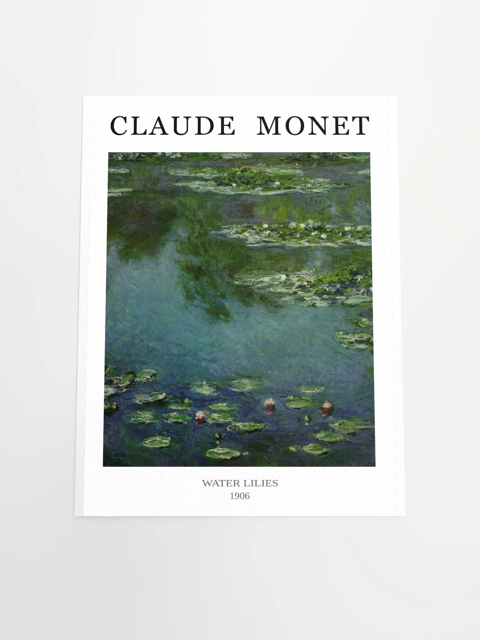Classic art poster 'Water Lilies' by Claude Monet product image (14)