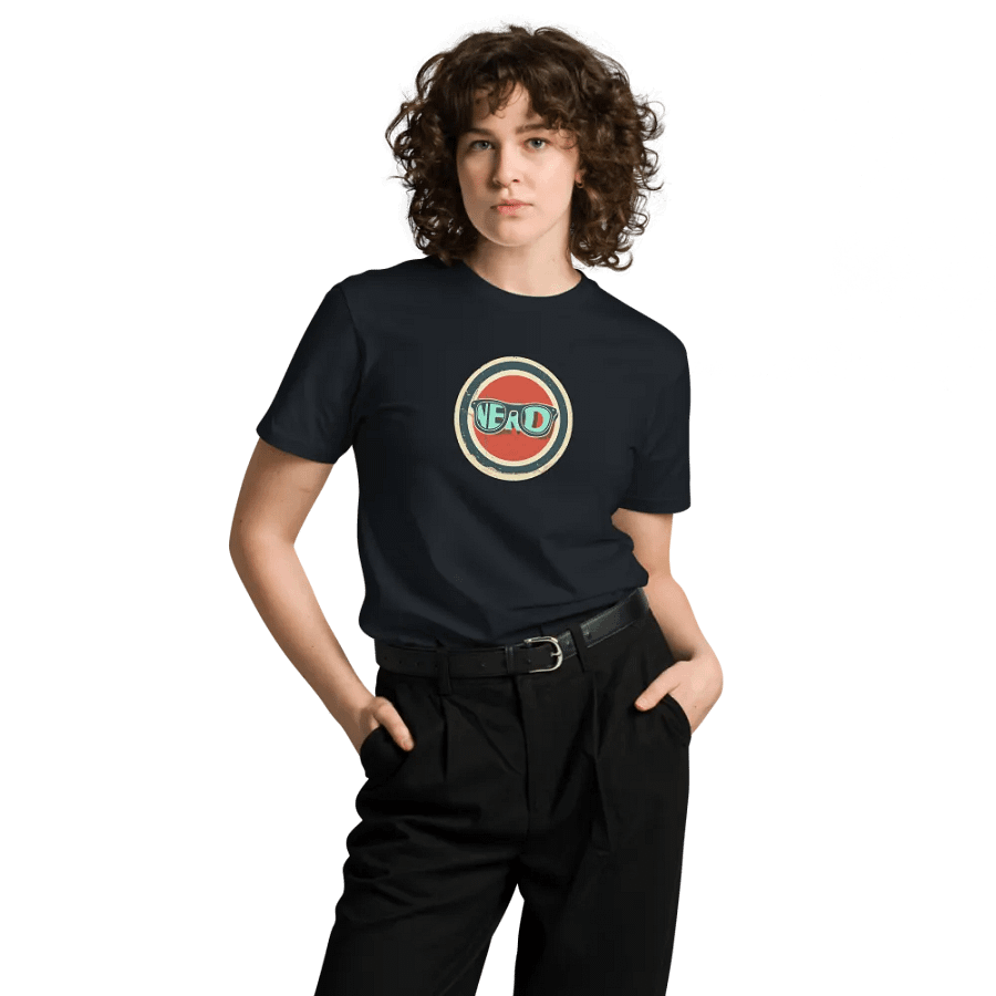 Vintage Nerd Emblem T-Shirt product image (8)
