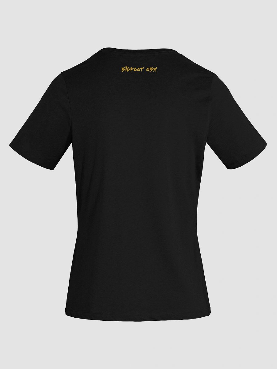 Destination Bigfoot Bronco Bigfoot Logo Bella+Canvas Women's Relaxed V-Neck T-Shirt (Black) product image (8)