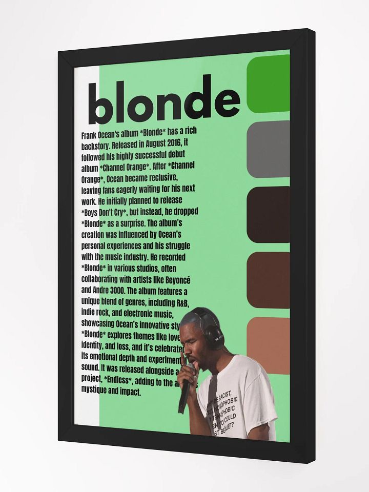 (12x18in) Blonde: Framed Matte Poster product image (2)