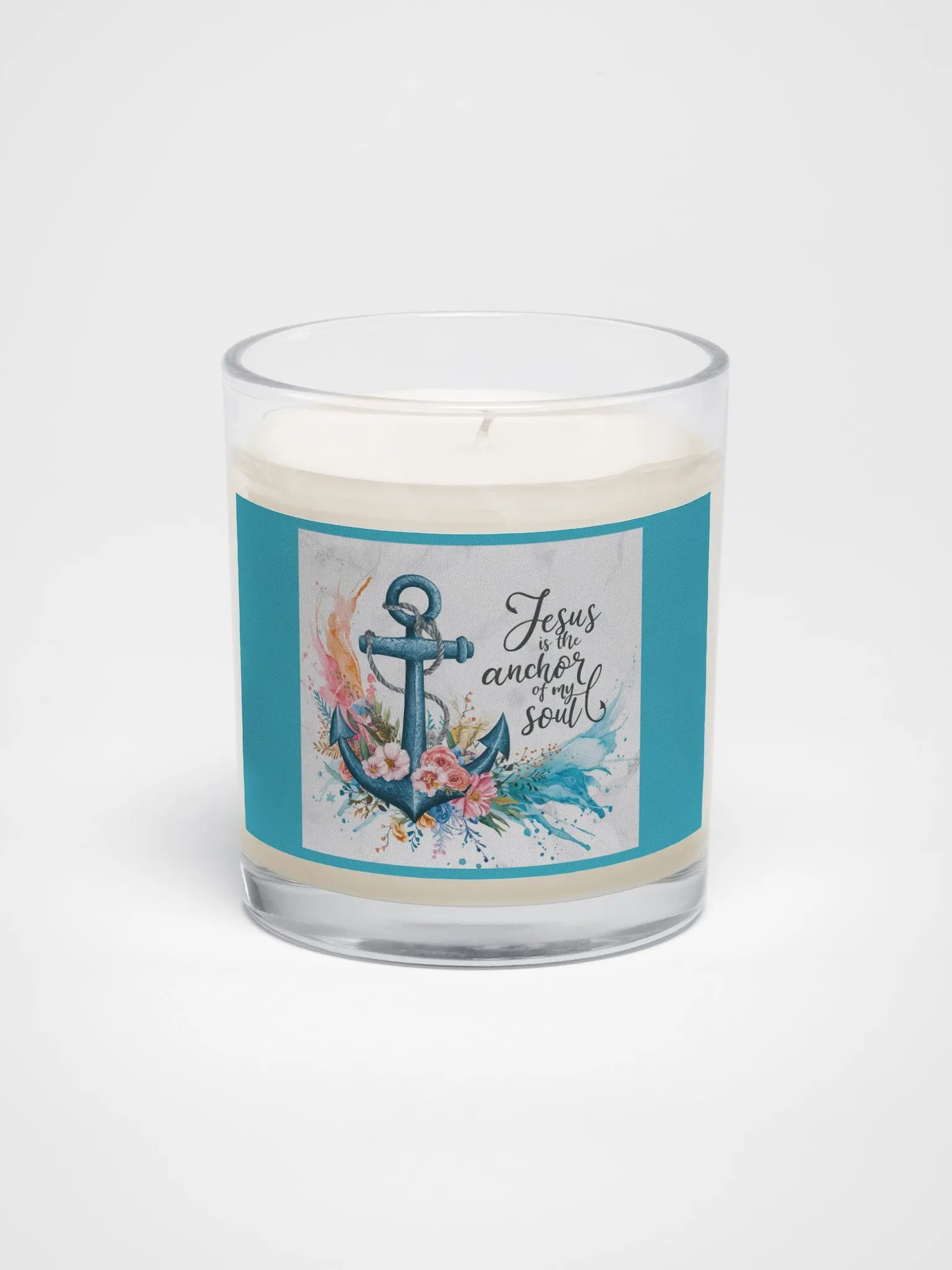 Jesus is the Anchor of My Soul Soy Wax Candle product image (1)