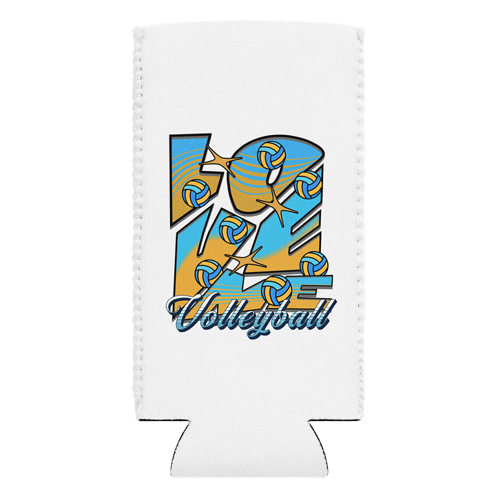 Love Me Volleyball Coozie Can Cooler product image (2)
