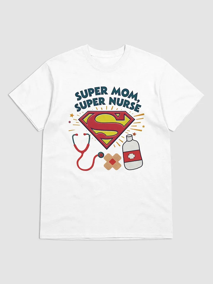 Super Mom, Super Nurse Emblem T-Shirt product image (5)