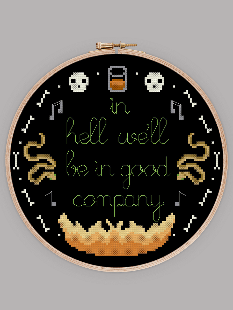 We'll Be In Good Company - Digital Cross Stitch Pattern product image (1)
