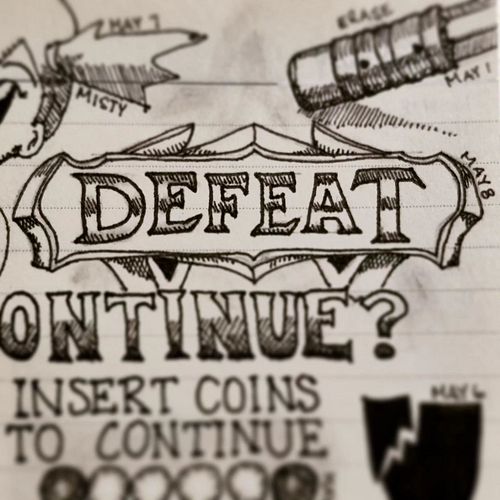 Sketch-A-Day || Day 128
Prompt: Defeat

Ahh.. a familiar sign 😂🫣💀
_________________________
#luckyduckysketches #day128 #LDsk...