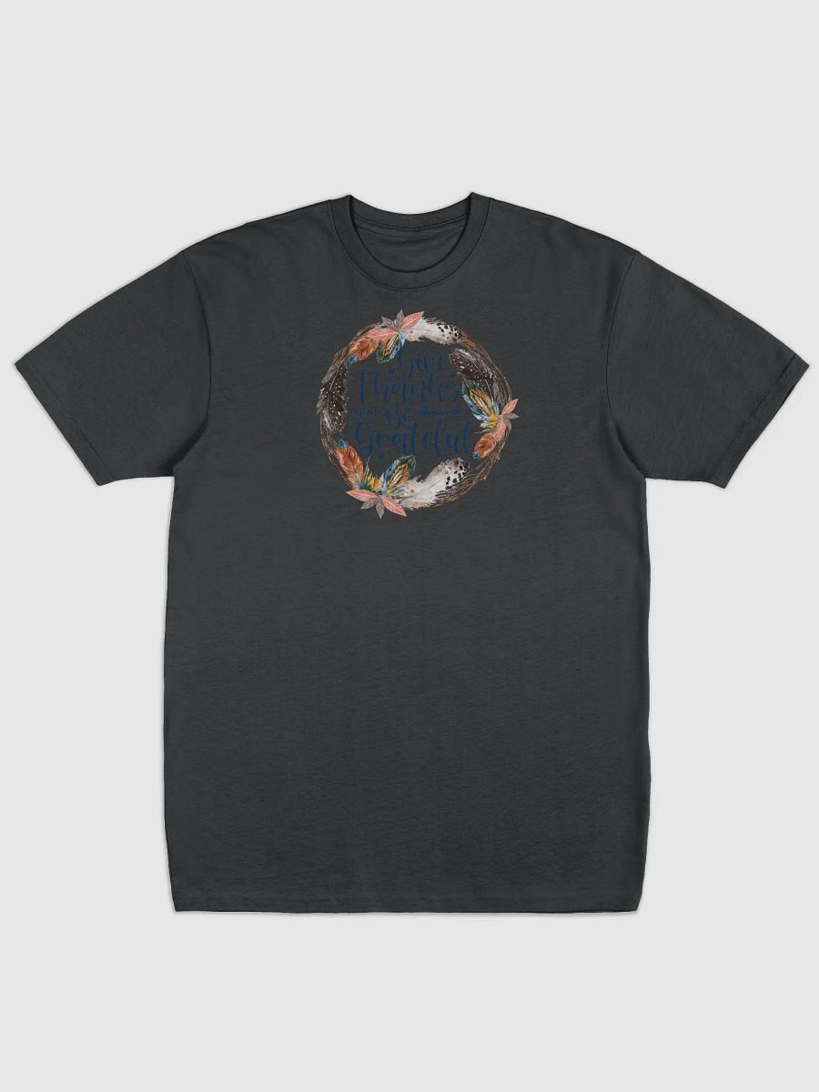 Grateful Feather Wreath Tee product image (1)